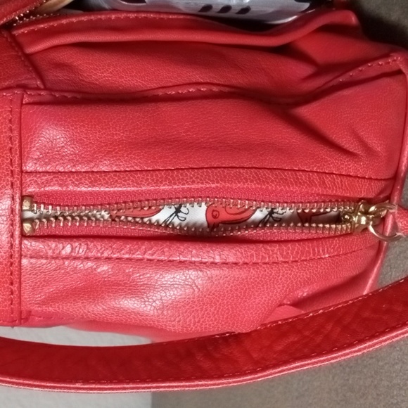 REBECCA MINKOFF Red Orange Conceal and Carry Shoulder Bag Purse. COA!! - Picture 6 of 14